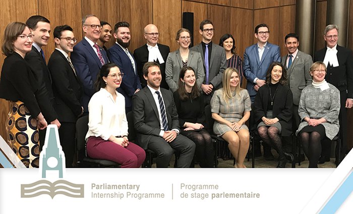 photo de stagiaires qui font partie du Programme de stage parlementaire